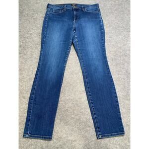 NYDJ Ami Skinny Jeans Women’s 12 Blue Stretch Lift Tuck Technology Mid Rise